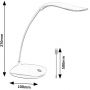 Rabalux Bedi 74235 lampa biurkowa 1x2 W niebieska zdj.2