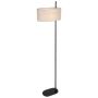 Rabalux Narmin 74240 lampa stojąca 1x40 W czarna-beżowa zdj.1
