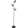 Rabalux Hatice 74279 lampa stojąca 3x15 W czarna-przydymiona zdj.1