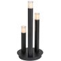 Rabalux Ramira 74365 lampa stołowa 3x5 W czarna-przezroczysta zdj.3