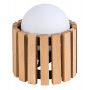 Rabalux Noxelle 74420 lampa stołowa 1x5 W czarna-drewno zdj.3