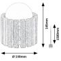 Rabalux Noxelle 74420 lampa stołowa 1x5 W czarna-drewno zdj.2