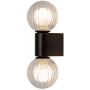 Rabalux Colzar 75022 kinkiet 2x3.5 W czarny-przezroczysty zdj.5