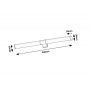 Rabalux Zain 75043 kinkiet 1x6 W czarny zdj.2