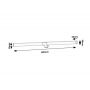 Rabalux Zain 75044 kinkiet 1x8 W czarny zdj.2