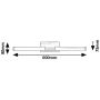 Rabalux Tilora 75045 kinkiet 2x8 W biały-czarny zdj.2