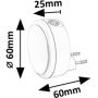 Rabalux Zofe 76000 lampka nocna 1x0.3 W biała zdj.2