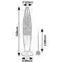 Rabalux Glitter Rainbow2 76008 lampa stołowa 1x25 W multikolor zdj.2