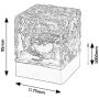 Rabalux Cubiko 76022 lampa stołowa 1x1 W przezroczysta zdj.2