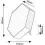 Rabalux Jocker 76023 lampa stołowa 1x1 W czarna zdj.2