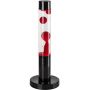 Rabalux Lavastic 76028 lampa stołowa 1x25 W czarna-przezroczysta-czerwona zdj.1