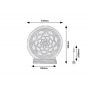 Rabalux Mandali 76031 lampa stołowa 1x15 W brązowa zdj.2