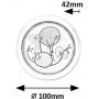 Rabalux Froggo 76071 lampa ścienna 1x0.3 W biały-multikolor zdj.2