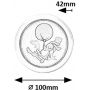 Rabalux Hopply 76073 lampa ścienna 1x0.3 W biały-multikolor zdj.2