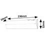 Rabalux Jelora 78017 lampa podszafkowa 1x0.5 W biała zdj.2