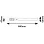 Rabalux BilalE 78042 lampa podszafkowa 1x18 W biała zdj.2