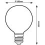 Rabalux Filament-Led 79076 żarówka led 1x4 W 1800 K e27 zdj.2