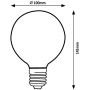 Rabalux Filament-Led 79077 żarówka led 1x3 W 1800 K e27 zdj.2