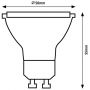 Rabalux Smd-Led 79079 żarówka led 1x5 W 3000 K gu10 zdj.2