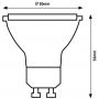 Rabalux Smd-Led 79105 żarówka led 1x8 W 3000 K gu10 zdj.2
