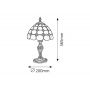 Rabalux Marvel 8072 lampa stołowa 1x40 W brązowa zdj.2