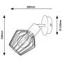 Rabalux Belano 3534 kinkiet 1x40 W czarny zdj.2