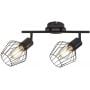 Rabalux Belano 3535 lampa podsufitowa 2x40 W czarna zdj.1