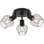 Rabalux Belano 3536 lampa podsufitowa 3x40 W czarna zdj.1