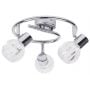 Rabalux Lauren 6093 lampa podsufitowa 3x40 W chrom-przezroczysta zdj.1