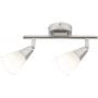 Rabalux Nicolette 6768 lampa podsufitowa 2x40 W biała-chrom zdj.3