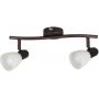 Rabalux Soma 6592 lampa podsufitowa 2x40 W brązowa-kremowa zdj.1