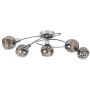 Rabalux Tamara 5349 lampa podsufitowa 5x40 W chrom-przydymiona zdj.1