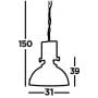 Searchlight Industrial 2297CC lampa wisząca 1x60 W chrom zdj.2