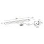 Sapho Felina FE030 kinkiet 1x8 W chrom zdj.2