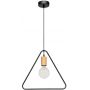 Spot-Light Carsten Wood lampa wisząca 1x60W czarny/dąb olejowany 1652174 zdj.1