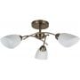 Spot-Light Viletta lampa podsufitowa 3x60W patyna/biały 8141311 zdj.1