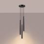 Sollux Lighting Bliss SL1463 lampa wisząca 3x8 W czarna zdj.5