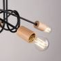 Sollux Lighting Ember SL1478 lampa podsufitowa 5x15 W czarna zdj.9