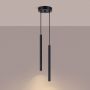 Sollux Lighting Arche SL1867 lampa wisząca 2x8 W czarna zdj.4