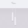 Sollux Lighting Lagos SL1868 lampa wisząca 2x10 W biała zdj.3