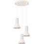 Sollux Lighting Estria SL1871 lampa wisząca 3x10 W biała zdj.1