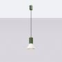 Sollux Lighting Estria SL1872 lampa wisząca 1x10 W zielona-beżowa zdj.3