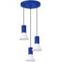 Sollux Lighting Estria SL1875 lampa wisząca 3x10 W biała-niebieska zdj.1