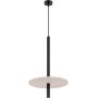 Sollux Lighting Feltro SL1879 lampa wisząca 1x8 W czarna-beżowa zdj.1