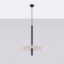 Sollux Lighting Feltro SL1879 lampa wisząca 1x8 W czarna-beżowa zdj.3