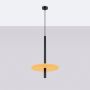 Sollux Lighting Feltro SL1880 lampa wisząca 1x8 W czarna-żółta zdj.3