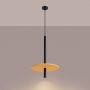 Sollux Lighting Feltro SL1880 lampa wisząca 1x8 W czarna-żółta zdj.4