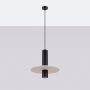 Sollux Lighting Pelta SL1882 lampa wisząca 1x10 W czarna-beżowa zdj.3