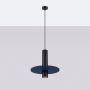 Sollux Lighting Pelta SL1884 lampa wisząca 1x10 W czarna-niebieska zdj.3