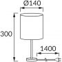 Strühm Agnes 03146 lampa stołowa 1x2 W biała-chrom zdj.2